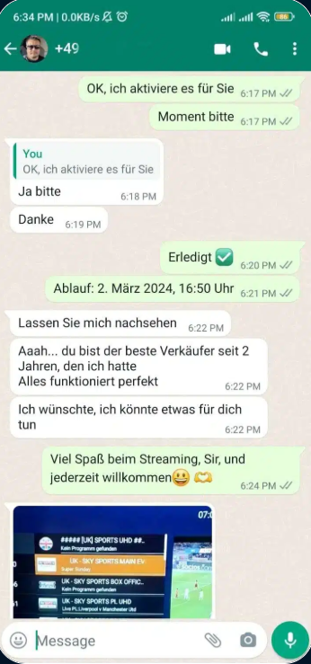IPTV Kaufen Erfahrungsbericht — Positives Kundenfeedback aus Deutschland